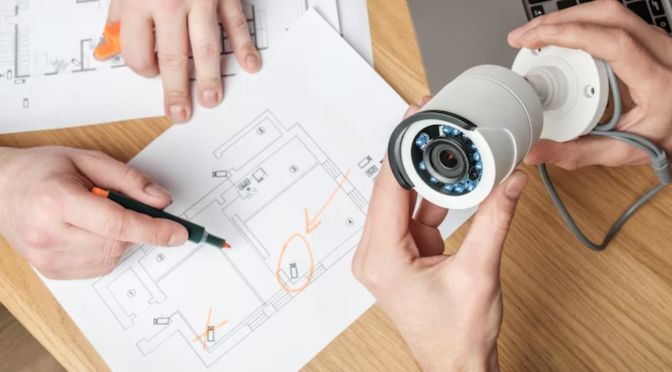 security camera installation